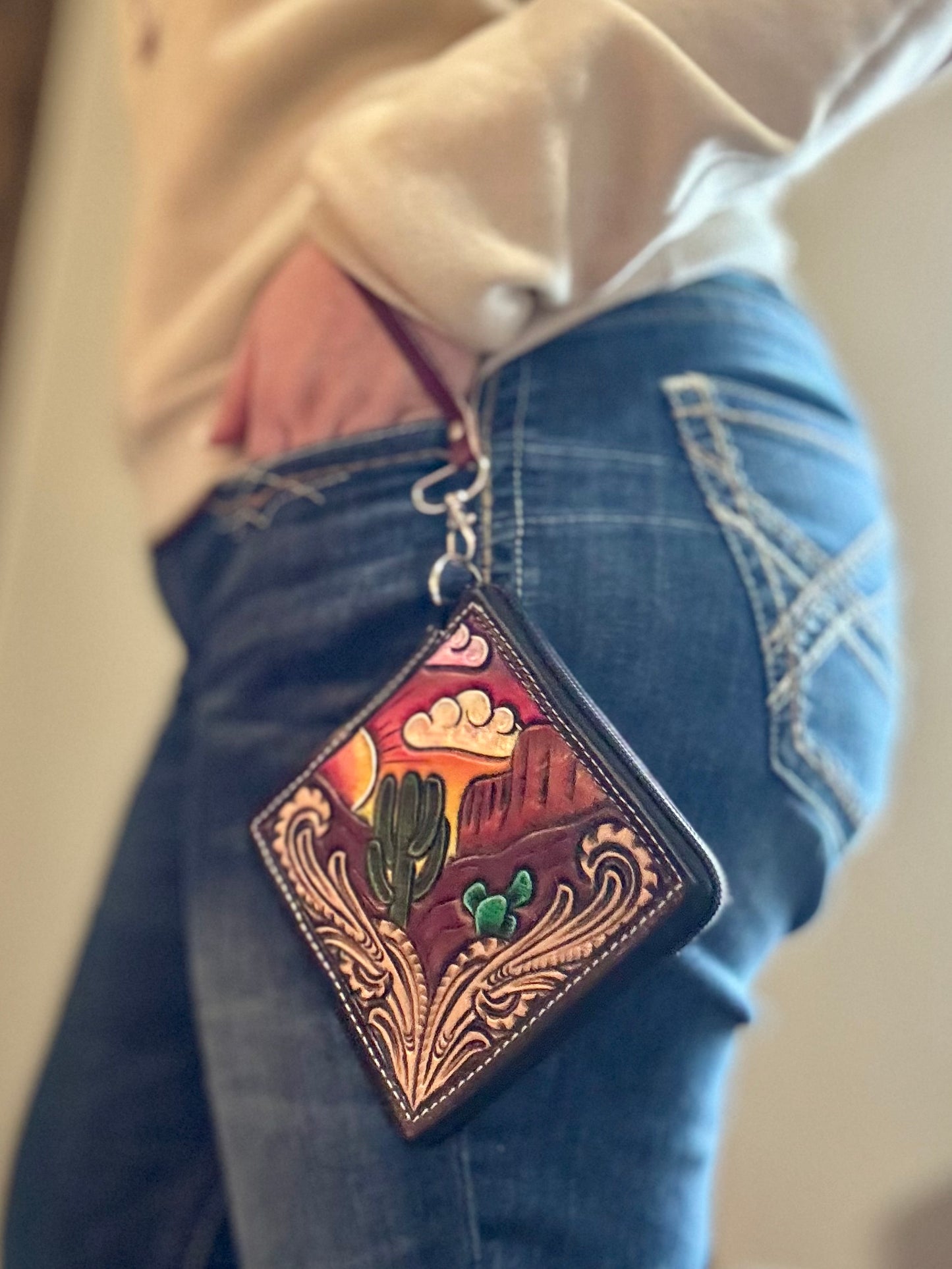 Painted Desert Zippered Wallet