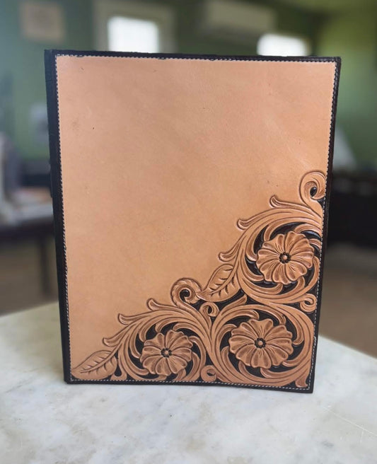 Floral Corner Legal Padfolio (cosmetic blemishes)