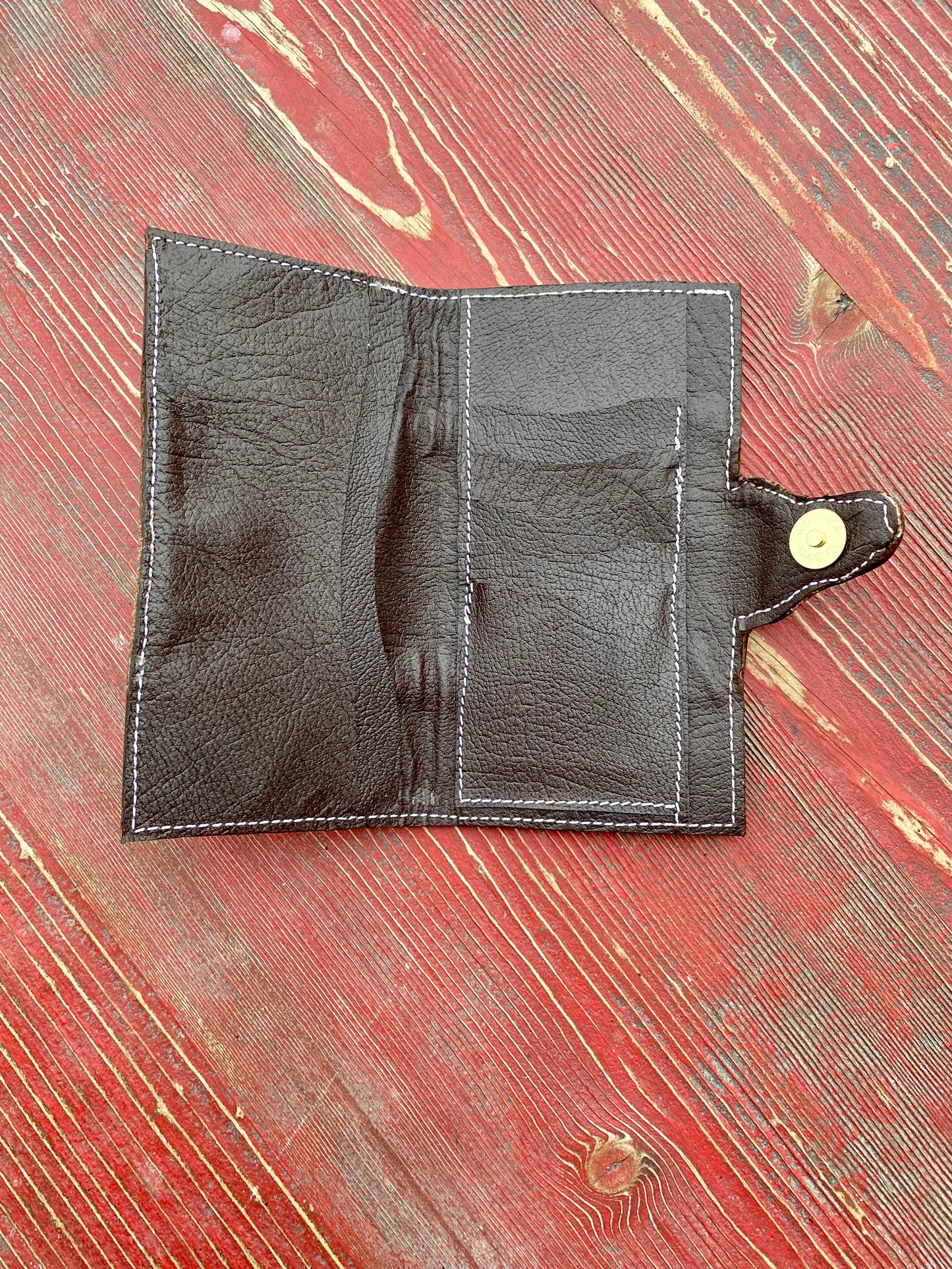 Sunflower & Wool Inlay Basic Clutch