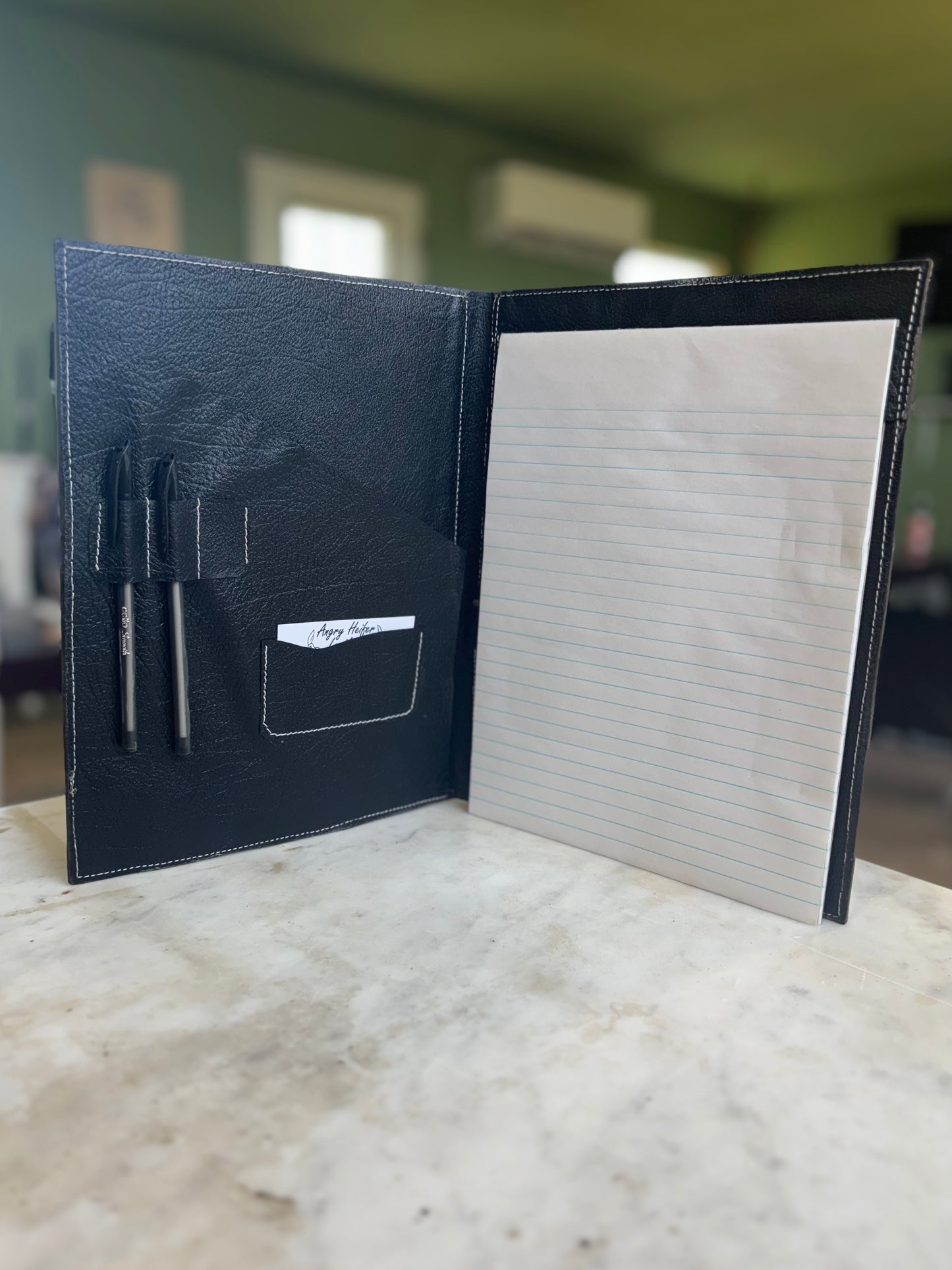 Floral Corner Legal Padfolio (cosmetic blemishes)