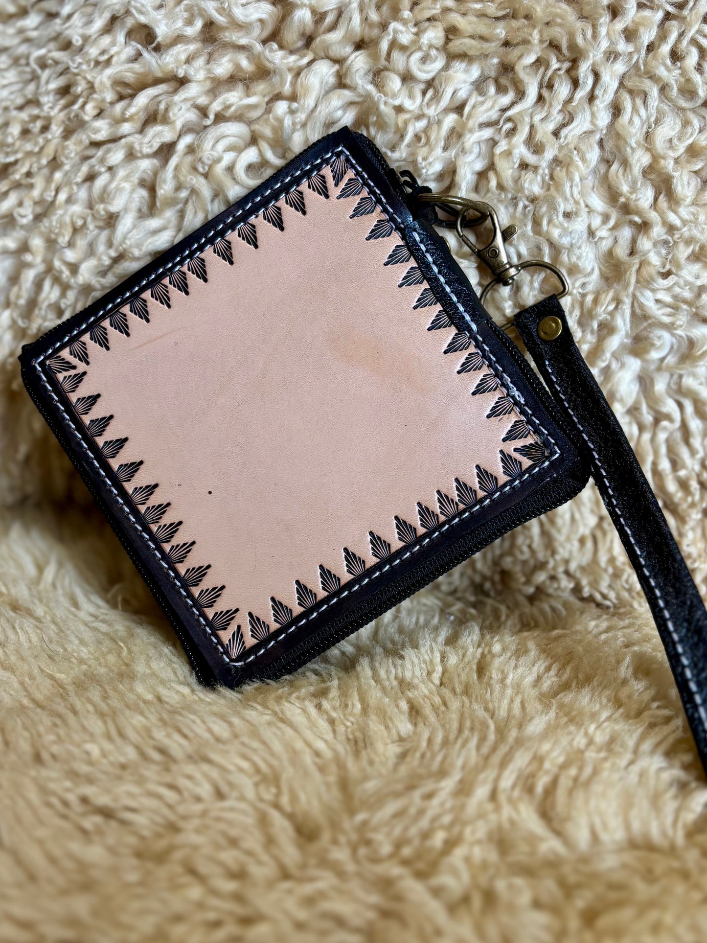 Natural Desert Zippered Wallet