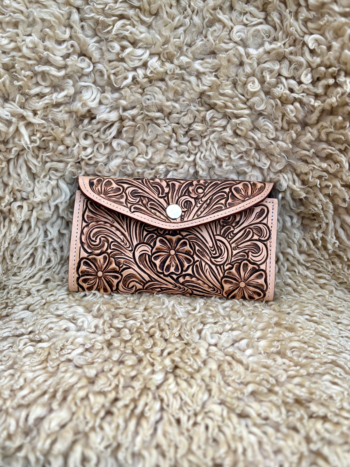 Floral Deluxe Clutch Wallet