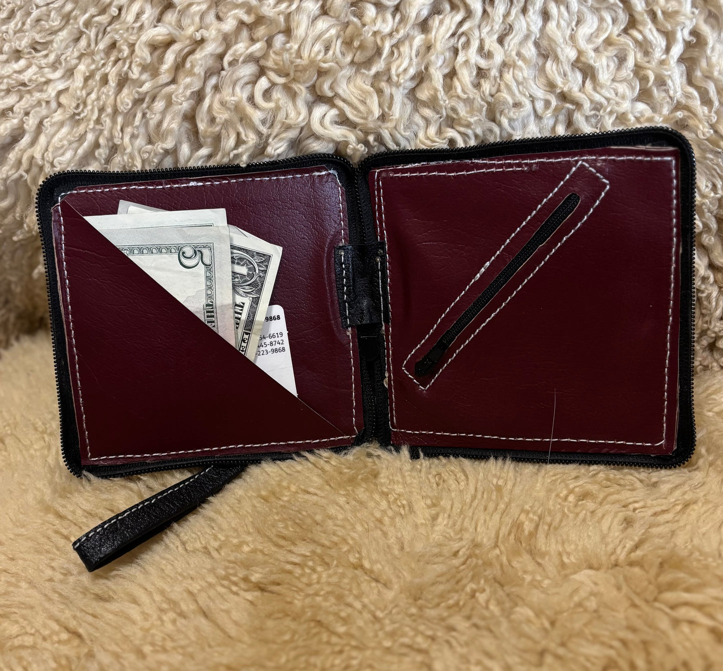 Natural Desert Zippered Wallet