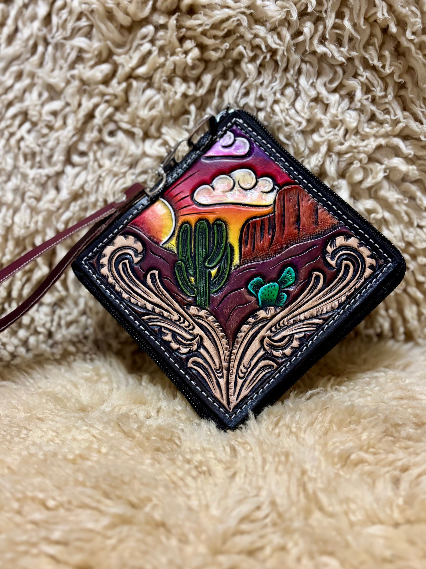 Painted Desert Zippered Wallet